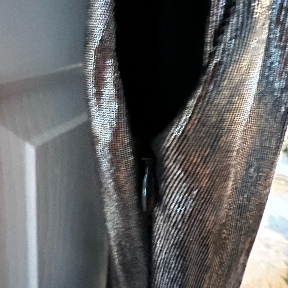Misha Metallic Silver Asymmetrical Dress - Picture 6 of 13